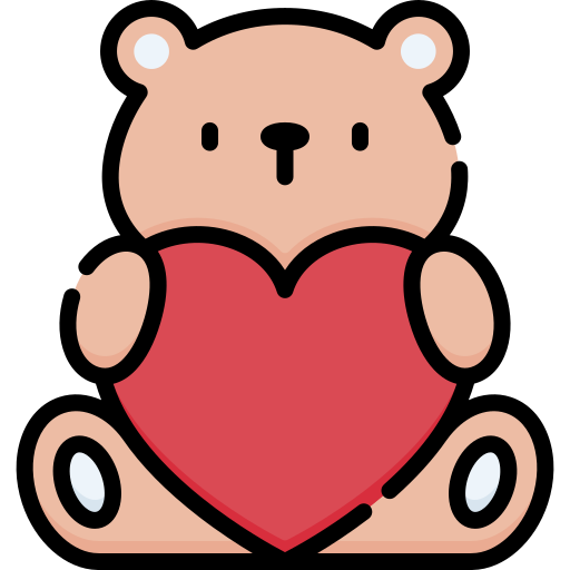 logo ours qui tien un coeur